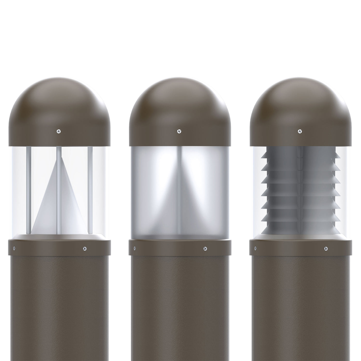 WiLLstudio RDB Round Dome Bollards with all lens options