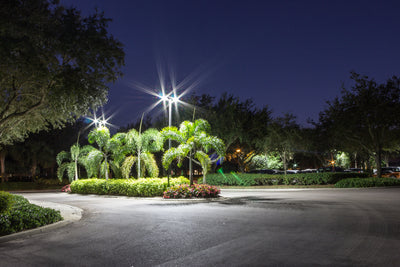 Bonita Spring Golf Club Resort Tennis Court + Parking Lot LED Lighting Upgrade