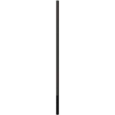 Square Straight Fiberglass Direct Burial Light Pole - Full Pole