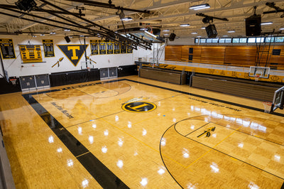 Tuscola HS Gym: WiLLsport® Basketball LED Lighting + GFX Wireless Controls | Tuscola, Illinois