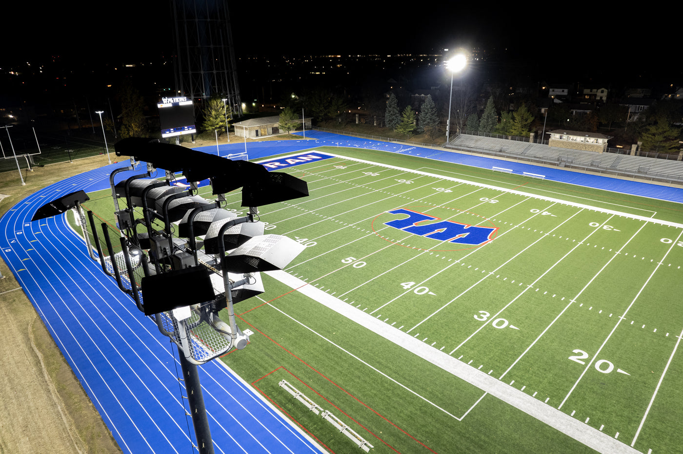 Wisconsin Lutheran HS Football Facility Upgrade - LED Lighting + Wireless Controls | Wauwatosa, WI